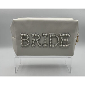 Bride Patch Cosmetic Bag Wedding Toiletry Makeup Bag Bridal Engagement Show
